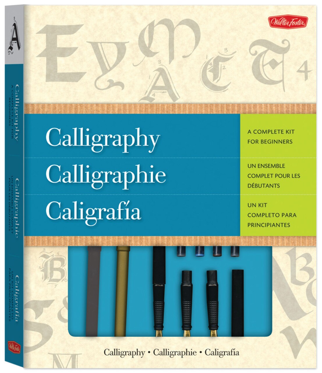 Walter Foster Calligraphy: A Complete Kit for Beginners (Trilingual)